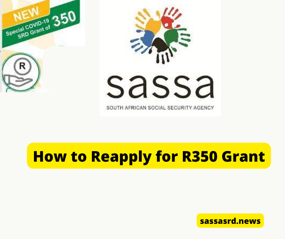 How to Reapply for R350 Grant