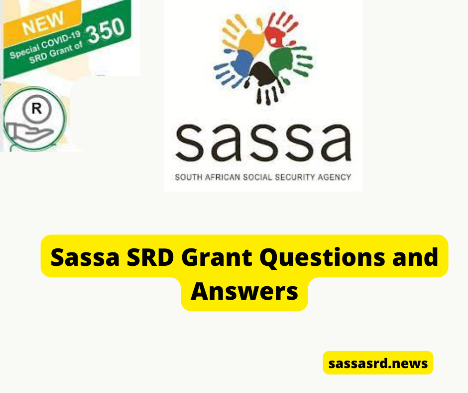 Sassa SRD Grant Questions and Answers
